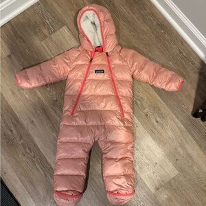 Patagonia Infant Hi Loft Bunting Snowsuit Pink 6-12 months